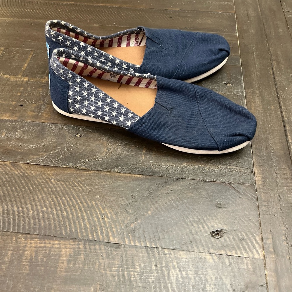 American Flag Toms Shoes